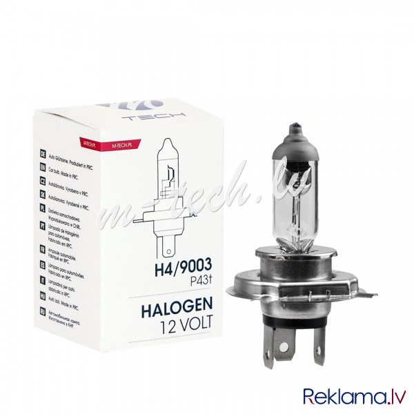 Z4 - Halogen M-TECH  bulb H4 9003 HB2 P43t 60/55W 12V Rīga - foto 2