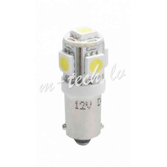 L057W - LED L057W - BA9s 5xSMD5050 White Rīga