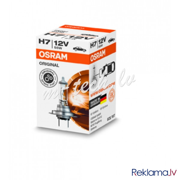 O7 - Halogen OSRAM PX26d 12V 55W H7 Rīga - foto 1