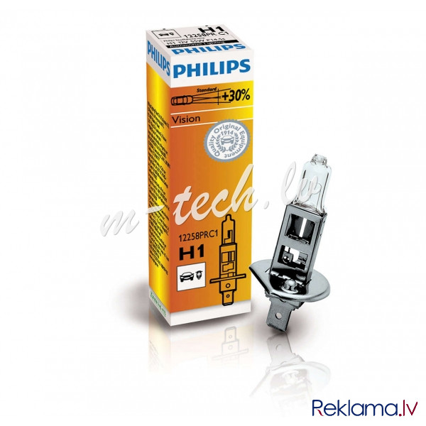 PH 12258PRC1 - Philips Vision +30% H1 12V 55W C1 Рига - изображение 1