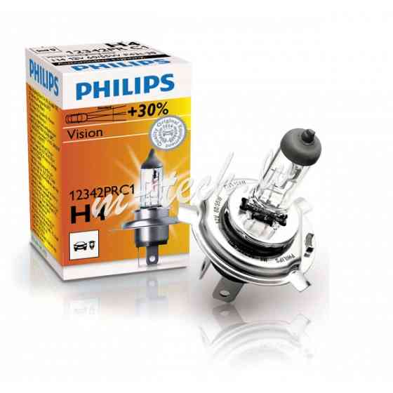 PH 12342PRC1 - Philips Vision +30% H4 12V 60/55W C1 Rīga