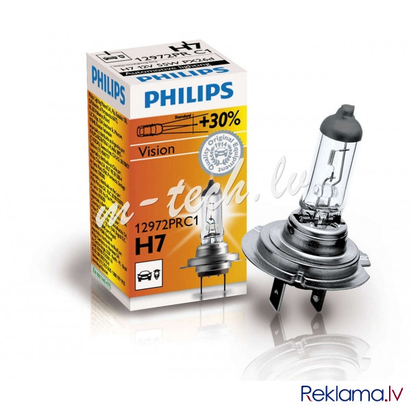 PH 12972PRC1 - Philips Vision +30% H7 12V 55W C1 Рига - изображение 1