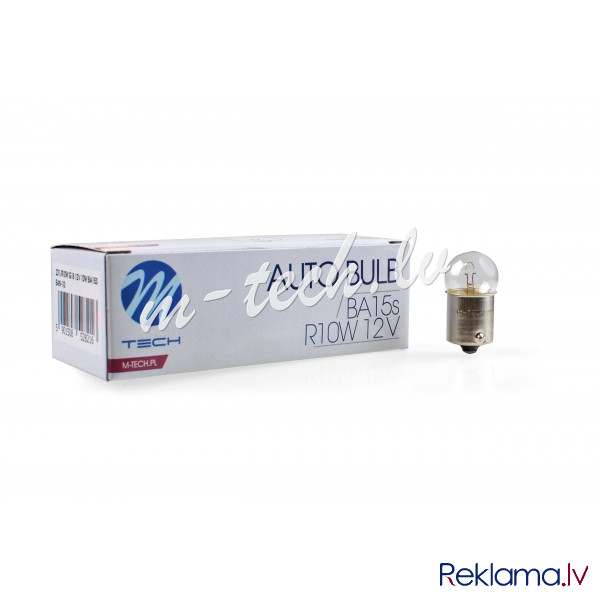 Z31 - M-TECH bulb BA15s R10W G18 10W 12V CLEAR Rīga - foto 1