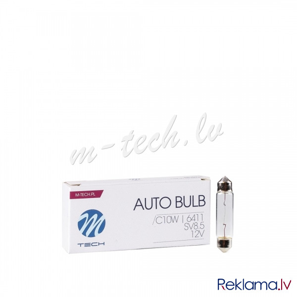 Z44 - M-TECH bulb C10W T11x41 Sv8.5 12V/10W Рига - изображение 2