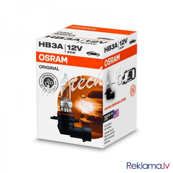 OHB3A - Halogen OSRAM P20d 9005XS 12V 60W HB3a Rīga - foto 1