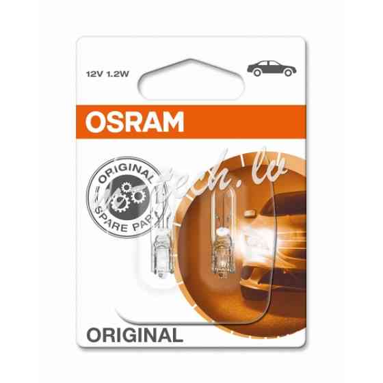 O2721-02B - OSRAM Original 2721 W2x4.6d 12V 1.2W 02B Rīga