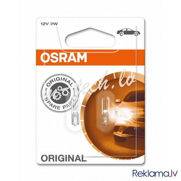 O2722-02B - OSRAM Original 2722 B8.5d 12V 2W 02B Rīga - foto 1