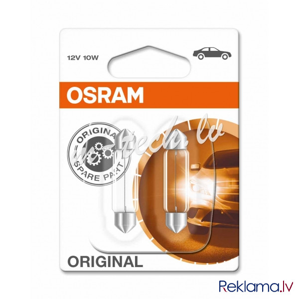 O6411-02B - OSRAM Original 6411 SV8.5-8 12V 10W C10W 02B Rīga - foto 1