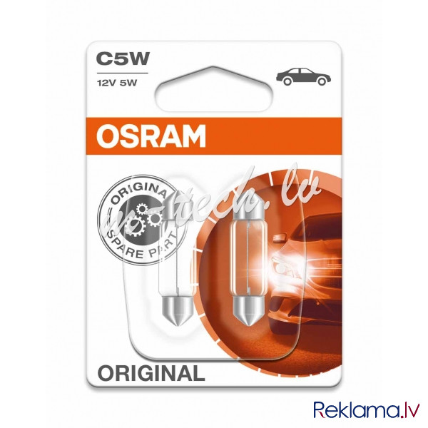 O6418-02B - OSRAM Original 6418 SV8.5-9 12V 5W C5W 02B Rīga - foto 1