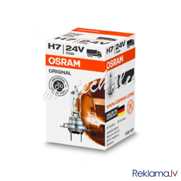 O724 - Halogen OSRAM Orginal 64215 PK26d 24V 70W H7 Рига - изображение 1