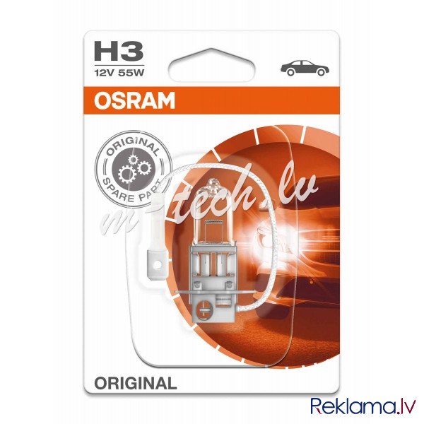 O3-01B - Halogen OSRAM PK22s 12V 55W H3 01B Рига - изображение 1