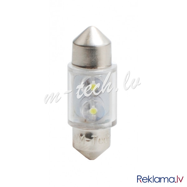 L025W - LED L025W - C5W 31mm 2xFlux White Рига - изображение 1