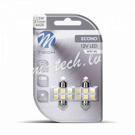 LB027W - Blister 2x LED L027W - C5W 31mm 6xSMD5050 White Rīga