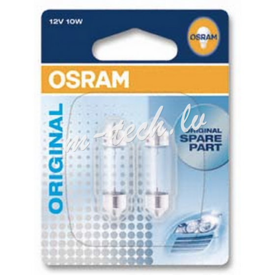 O6438-02B - OSRAM Original SV8.5-8 12V 10W 02B Rīga