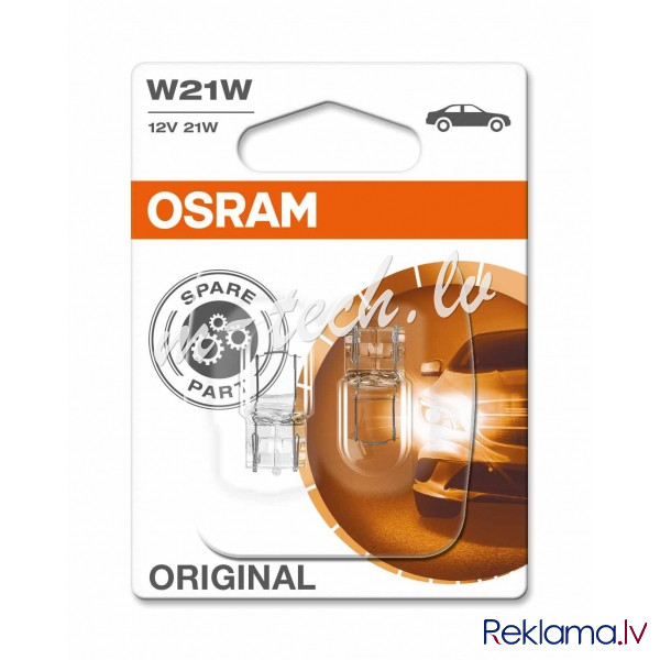 O7505-02B - OSRAM Original W21W 12V 21W W3x16d 02B Rīga - foto 1