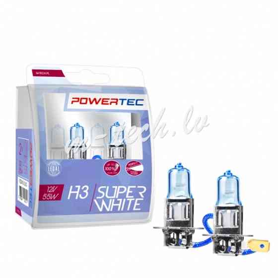PTZSW3-DUO - Powertec SuperWhite H3 12V DUO Рига