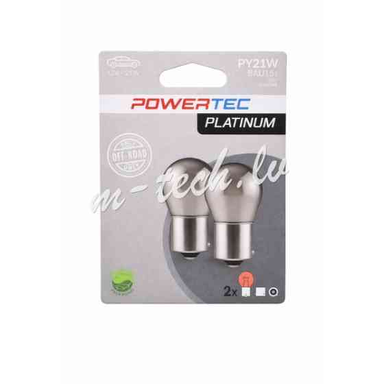 PTZCH36-02B - Powertec Platinum BAU15s PY21W S25 21W 12V CHROME Blister Рига