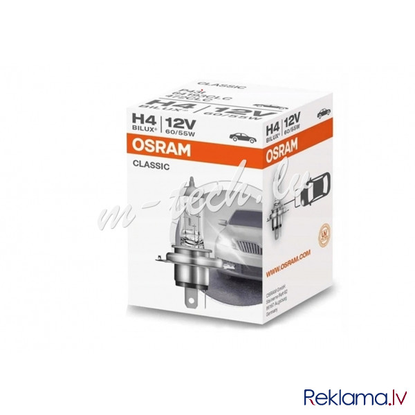 O64193CLC - OSRAM BULB 60/55W 12V P43T H4 Рига - изображение 1