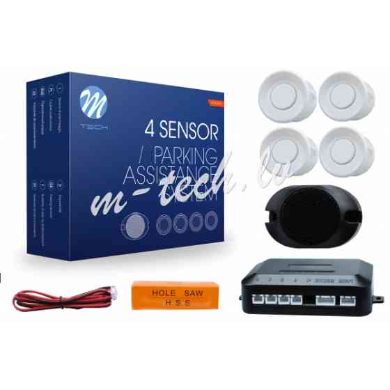CP17W - Parking assist system - CP17 with buzzer18 mm - white Rīga