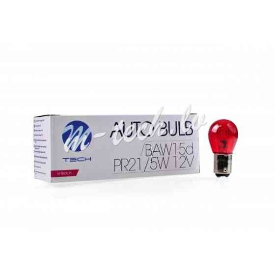 Z97 - M-TECH Halogen bulb PR21/5W BAW15d 12V/21/5W RED Рига