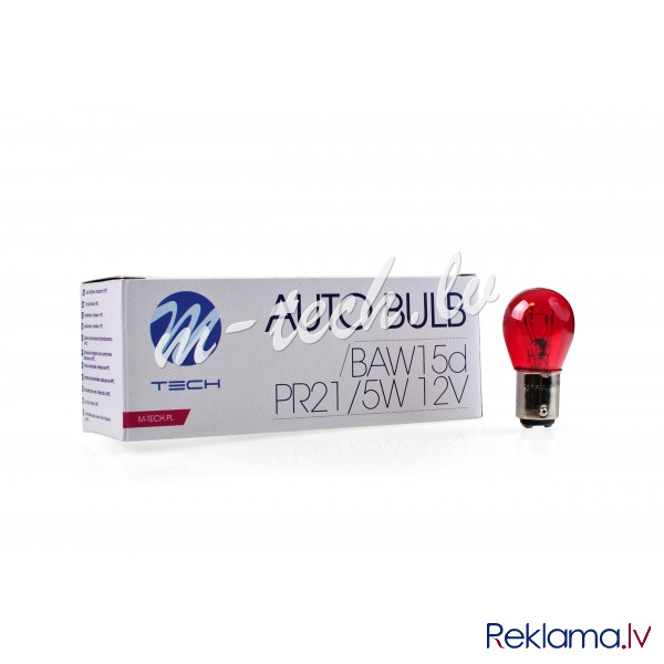 Z97 - M-TECH Halogen bulb PR21/5W BAW15d 12V/21/5W RED Рига - изображение 1
