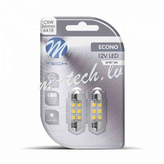 LB028W - Blister 2x LED L028W - C5W 36mm 6xSMD2835 White Rīga