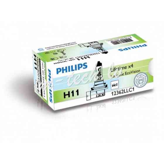 PH 12362LLECOC1 - Philips H11 LongLife EcoVision PGJ19-2 12V 55W C1 Rīga
