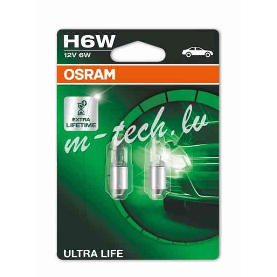 O64132ULT-02B - OSRAM Ultra Life 64132ULT-02B BAX9s 12V 6W H6W Rīga