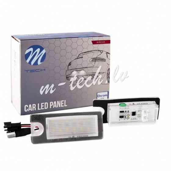 CLP041 - LED license plate light LP-V6789 12xSMD2835 - NO E-MARK Рига