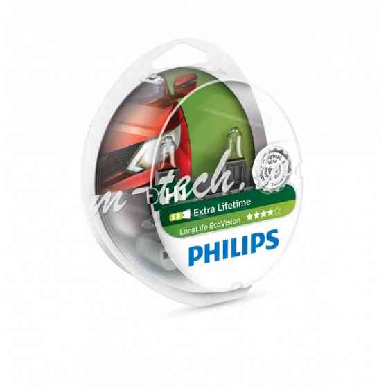 PH 12258LLECOS2 - Philips H1 LongLife EcoVision 12V55 P14.5s S2 Рига