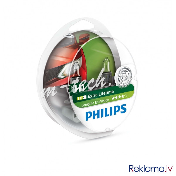 PH 12258LLECOS2 - Philips H1 LongLife EcoVision 12V55 P14.5s S2 Рига - изображение 1
