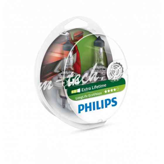 PH 12342LLECOS2 - Philips H4 LongLife EcoVision 12V60/55 P43t-38 S2 Rīga