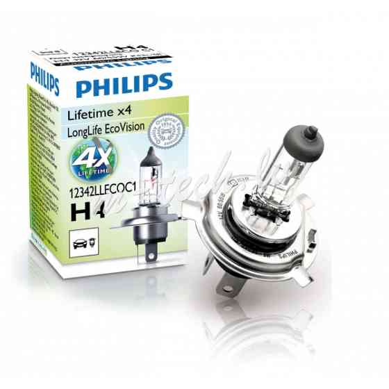 PH 12342LLECOC1 - Philips H4 LongLife EcoVision 12V60/55W P43t-38 C1 Rīga