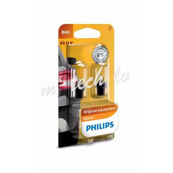 PH 12598B2 - Philips Bax 8.5d/2 black 12V1.2W BAX8.5d/2 black B2 Рига