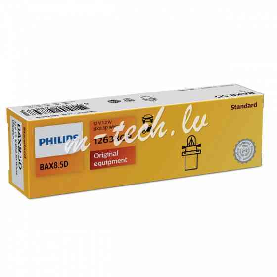 PH 12638CP - Philips BX8.5D white 12V1.12W BX8.5D white CP Рига