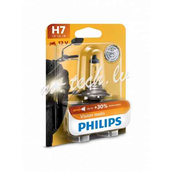 PH 12972PRBW - Philips H7 Vision Moto 12V55W PX26d BW Рига