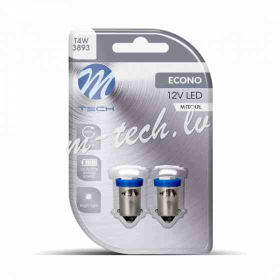 LB008B - Blister 2x LED L008B - BA9s 1xSMD5050 Blue Рига