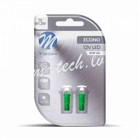 LB053G - Blister 2x LED L053G - T5 1xSMD5050 Green Рига