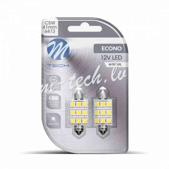 LB059W - Blister 2x LED L059W - C5W 41mm 9xSMD5050 White Rīga