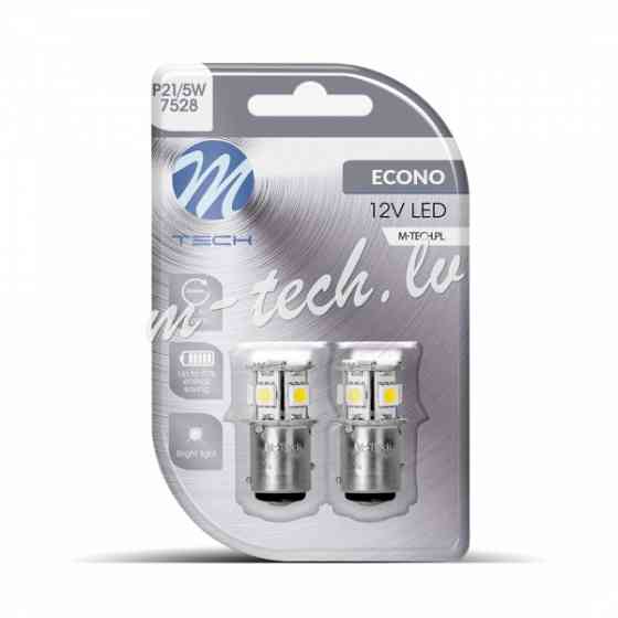 LB089W - Blister 2x LED L089W - BAY15d 8xSMD5050 White Rīga