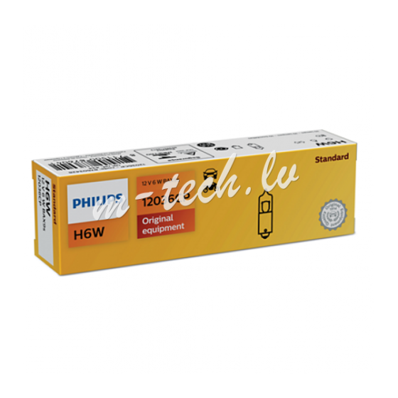 PH 12036CP - Philips H6W BAX9s 12V 6W CP Рига