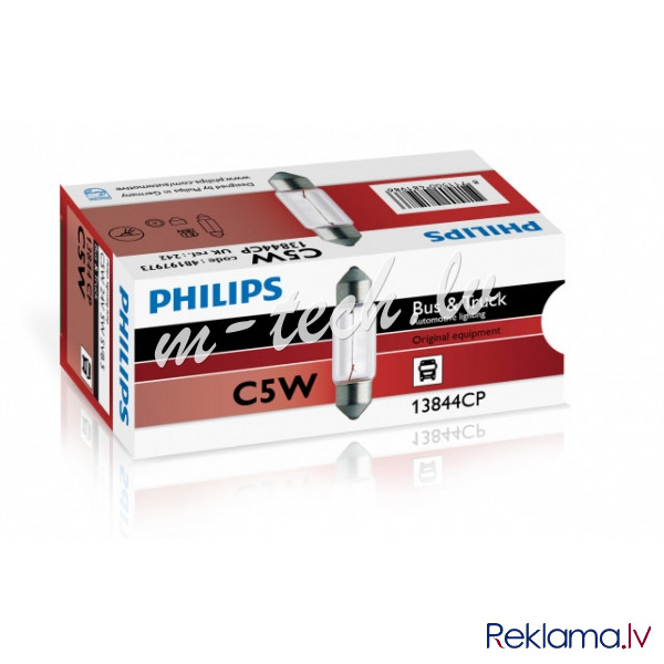 PH 13844CP - Philips C5W SV8.5 24V 5W CP Rīga - foto 1
