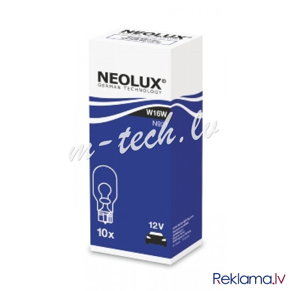 N921 - NEOLUX W2.1x9.5d 12V 16W W16W Рига - изображение 1