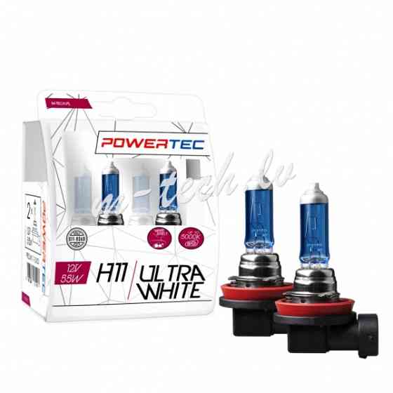 PTZUW11-DUO - Powertec UltraWhite H11 12V DUO Рига