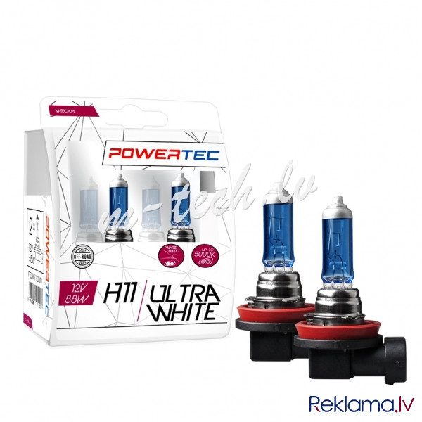 PTZUW11-DUO - Powertec UltraWhite H11 12V DUO Рига - изображение 1