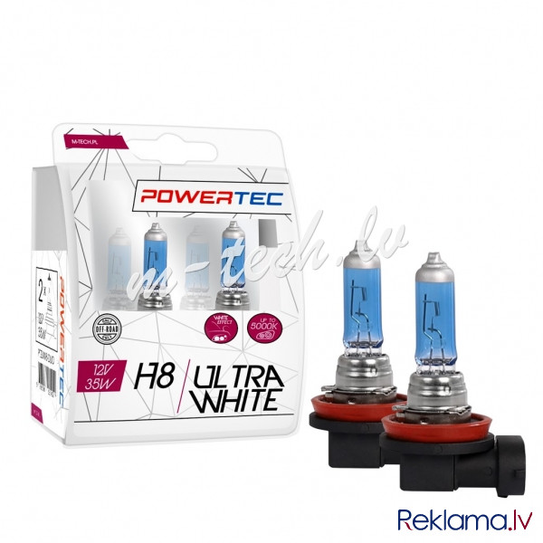 PTZUW8-DUO - Powertec UltraWhite H8 12V DUO Rīga - foto 1