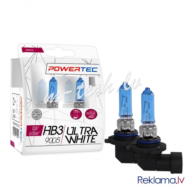 PTZUWHB3-DUO - Powertec UltraWhite HB3 12V DUO Рига - изображение 1