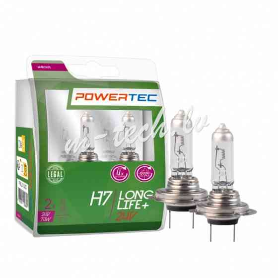 PTXLL7-DUO - Powertec Long Life H7 24V DUO Rīga
