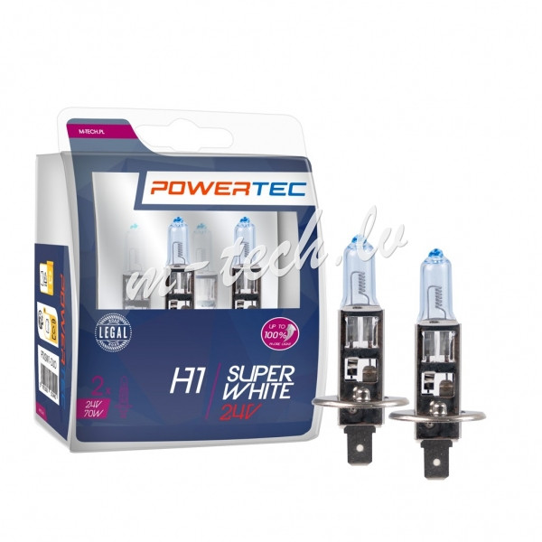 PTXSW1-DUO - Powertec SuperWhite H1 24V DUO Rīga - foto 2
