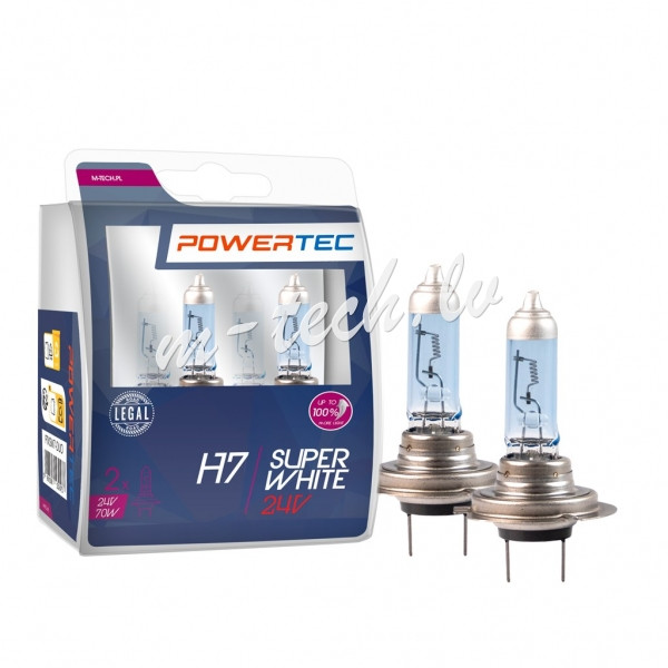 PTXSW7-DUO - Powertec SuperWhite H7 24V DUO Rīga - foto 2